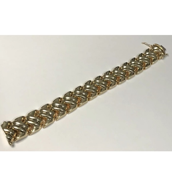 14K fine gold bracelet - Picture 3 of 11